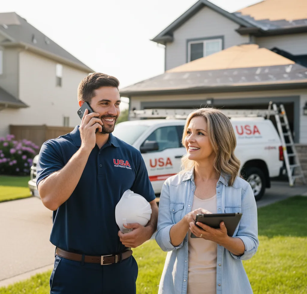 USA Roof Repair Experts customer support in Thurman